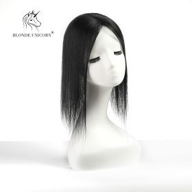 Blonde  Natural Black Hand Tied Real Human Hair Toppers For Women