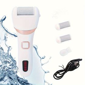 Electric Foot Grinder And Callus Remover, Electric Foot Polisher, Rechargeable Foot Washing And Pedicure Kit, Suitable For Cracked Heels And Dead Skin