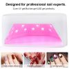 UV LED 48 LEDS Nail Lamp Rechargeable Gel Nail Light for Nail Polish UV Dryer with 4 Timers Professional Quick Dry Curing Lamp for Salon & Home