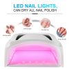 Rechargeable Nail Lamp Professional Gel Polish Dryer Lamps 33LED Light for Nails Manicure Machine Cordless Nail UV Lamp