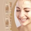Eelhope Small Gold Tube Foundation Concealer, Natural Lightweight Skin Concealer Not Easy To Makeup Moisturizing Liquid Foundation