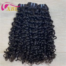 Single Donor Raw Indian Unprocessed Hair Vendors (Option: Jerry Curl-10Inches)