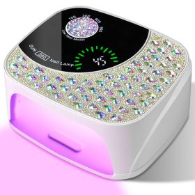 Professional UV LED Nail Lamp For Gel Nails, Cordless Nail Lamp Rechargeable Nail Dryer For Gel Polish, UV Curing Light With 4 Timer & Automatic Senso (Color: White)