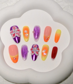 Floral Fantasy Rainbow (Option: S)