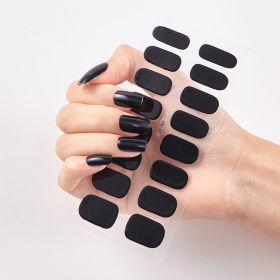 Pure Color 16 Nail Stickers (Option: CS001-1PC)