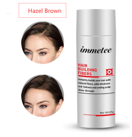 Plant hair additive fibre hair powder, one-time reinforcing artifacts to cover hair scarce manufacturers wholesale and direct sales (Option: Hazel Brown)