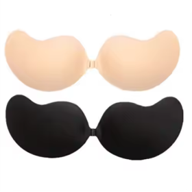 For Mango Design Strapless Bra For Women Casual Lingerie With Sponge Padding Lightweight Support And Seamless Comfort (Option: Black1Nude1-D)