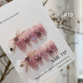 Handmade Long Pearl Mountain Ice Transparent Camellia Wear Armor (Option: Wear Armor Without Tools-L)