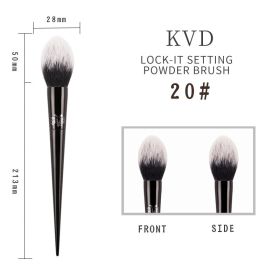 Kat Von D Makeup Brush Foundation Blush Highlight Concealer Powder Sculpting Eyeshadow Brush KVD Brand Makeup Brushes (Handle Color: 20)
