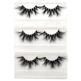Visofree Eyelashes Mink Eyelashes Criss-cross Strands Cruelty Free 3D 25mm Lashes Mink Lashes Soft Dramatic Eyelashes E80 Makeup (Color: 3pairs E86 no box)