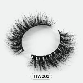 Dropshipping Wholesale Natural Wispy 3d Mink False Lashes Makeup Mink Fake Eyelashes With Soft Band Make-up For Women (Color: HW003)