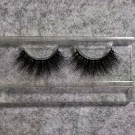 Dropshipping Wholesale Natural Wispy 3d Mink False Lashes Makeup Mink Fake Eyelashes With Soft Band Make-up For Women (Color: T1)