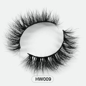 Dropshipping Wholesale Natural Wispy 3d Mink False Lashes Makeup Mink Fake Eyelashes With Soft Band Make-up For Women (Color: HW009)