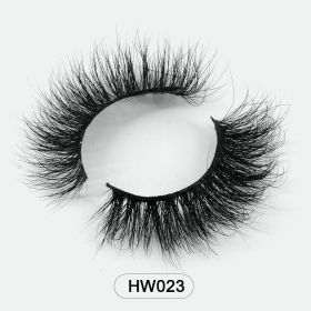 Dropshipping Wholesale Natural Wispy 3d Mink False Lashes Makeup Mink Fake Eyelashes With Soft Band Make-up For Women (Color: HW023)