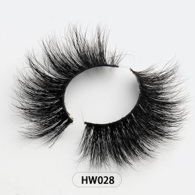 Dropshipping Wholesale Natural Wispy 3d Mink False Lashes Makeup Mink Fake Eyelashes With Soft Band Make-up For Women (Color: Hw028)