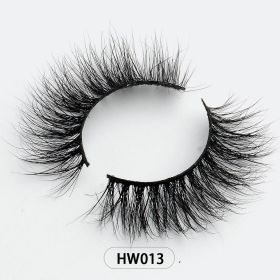 Dropshipping Wholesale Natural Wispy 3d Mink False Lashes Makeup Mink Fake Eyelashes With Soft Band Make-up For Women (Color: HW13)