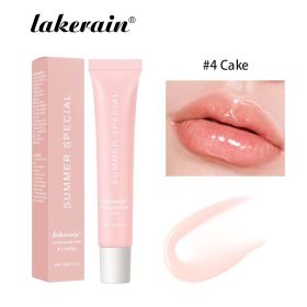 4pcs Lip Balm Deep Moisturizing Lip Glaze Smoothing Lip Lines Long-Lasting Nourishment Daily Lip Care Lip Balm (Color: 04)