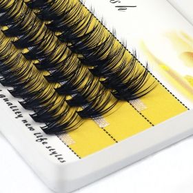 20D/30D Mink Eyelashes 1 Box/60 Bundles Natural Eyelash extension 3D Russia Individual Eyelash Cluster Makeup Tools Lashes Cilia (Color: 40D, Curl, Thickness, Length: D, 0.07mm, 15mm)
