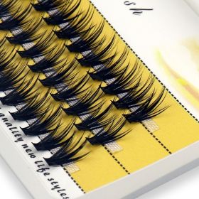 20D/30D Mink Eyelashes 1 Box/60 Bundles Natural Eyelash extension 3D Russia Individual Eyelash Cluster Makeup Tools Lashes Cilia (Color: 30D, Curl, Thickness, Length: C, 0.07mm, 9mm)