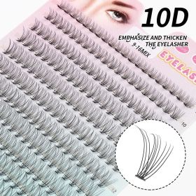 280 PCS Individual Lashes Cluster DIY Lash Clusters 10D 20D 30D 40D D Curl 9-16mm Cluster Lashes DIY Individual Eyelashes Lashes (Color: 10D 0.10 Thickness, Curl, Length: D, 12mm)