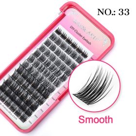 MASSCAKU DIY Cluster Eyelash Extension Segmented False Bundles Eyelashes 72Volume Natural Russian Faux Mink Makeup Lashes (Color: 33, Curl, Thickness, Length: D, 0.07mm, MIX)