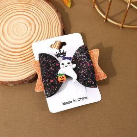 Halloween Barrettes Ghost Festival Party Festival Atmosphere Decor (Option: M3 Resin Ghost-Free Size)