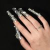 Love Scratch Clear Extra Long Diamond Handmade Press-on Nails