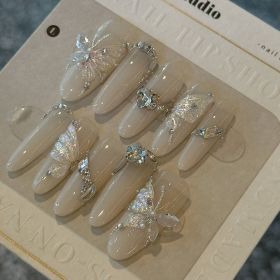 Handmade Wear Armor Fairy Light Luxury Three-dimensional (Option: Prolate Ellipse-M)